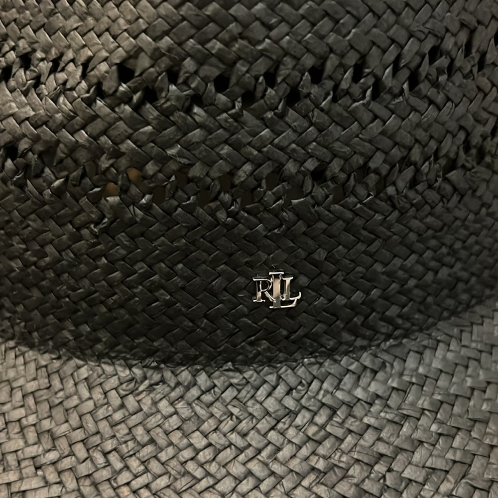 Lauren Ralph Lauren Open Work Straw Hat - Picture 4 of 9